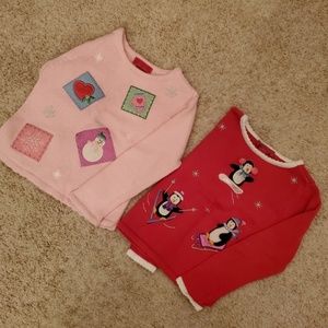 A set of 2 Fun Holiday Sweaters